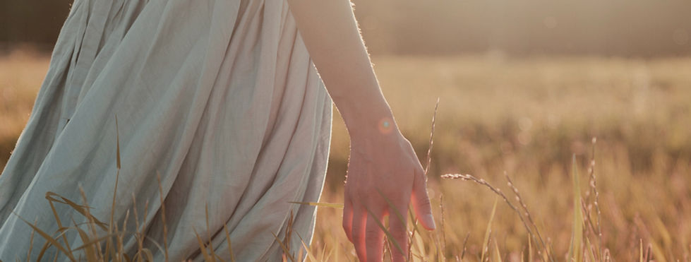 Nature image with woman