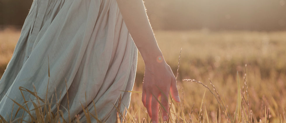 Nature image with woman