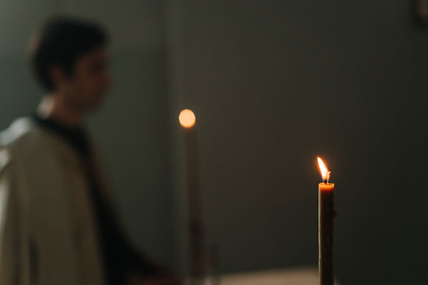 A quiet moment of reflection after loss
