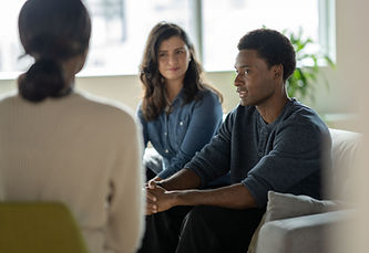 Therapist and client session