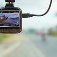 selective focus to front camera car recorder / Car DVR Vehicle