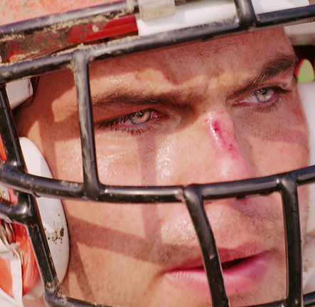 Football Player Gazing