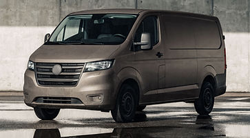 Brown Delivery Van