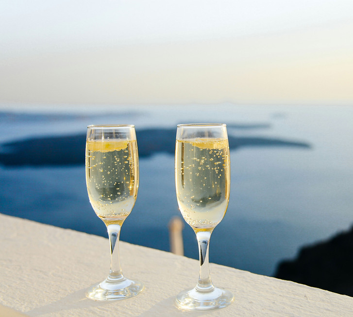 Champagne By Ocean