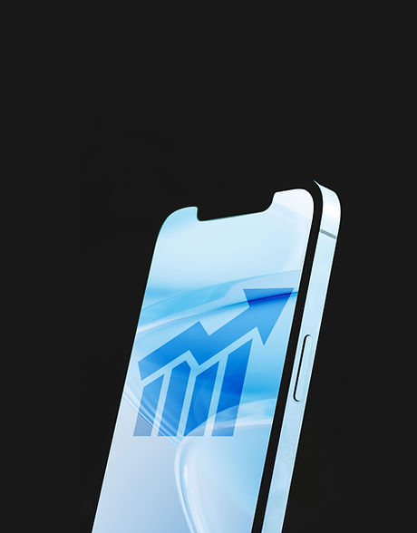 Smartphone With Chart