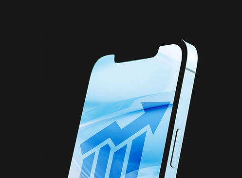 Smartphone With Chart