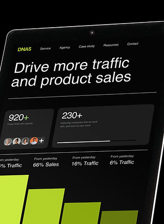 Marketing Dashboard Display