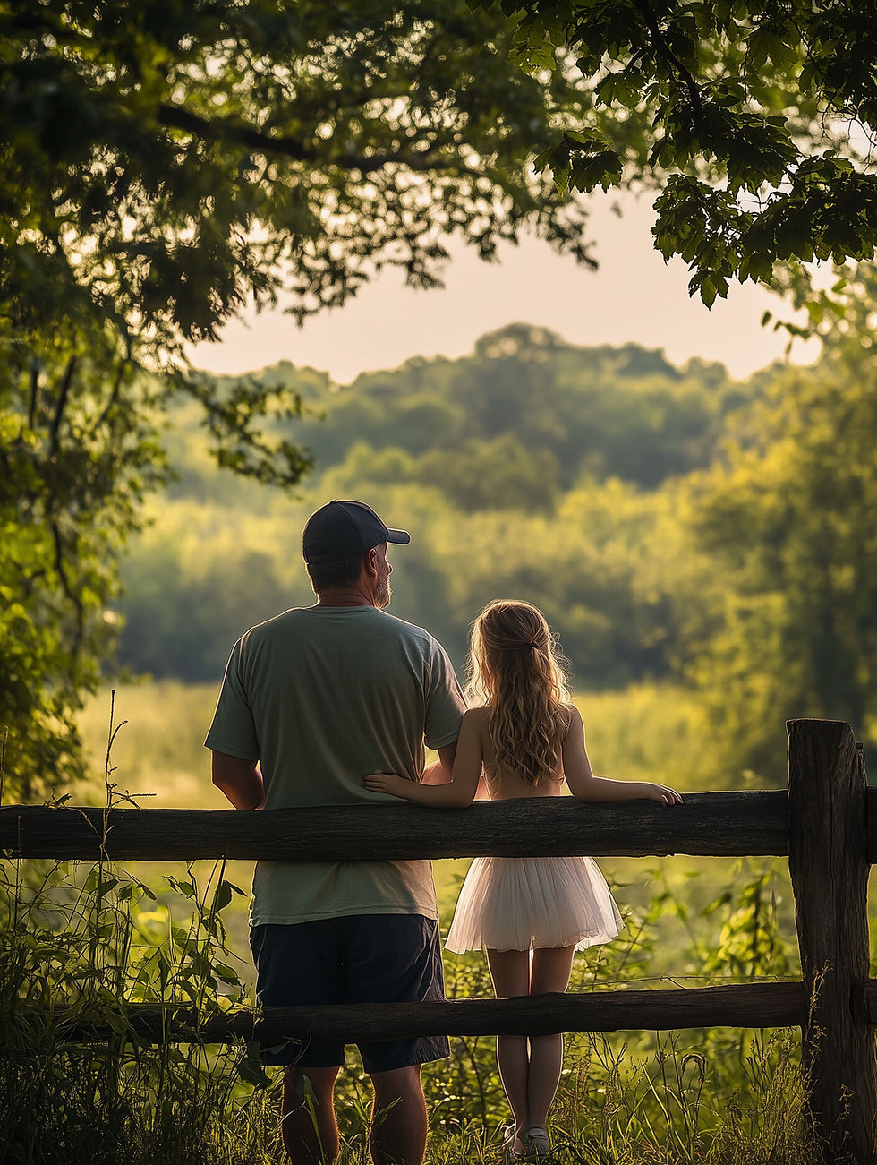 Vater und Tochter