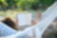 Reading on a Hammock