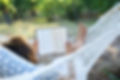Reading on a Hammock