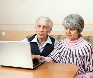 Elderly couple