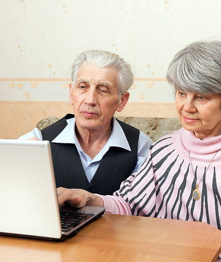 Elderly couple