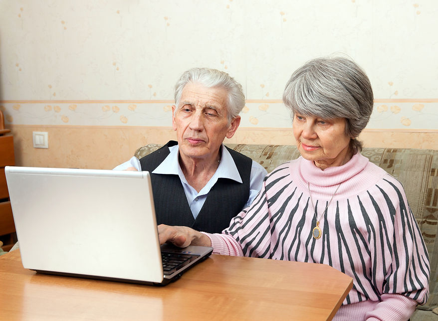 Elderly couple