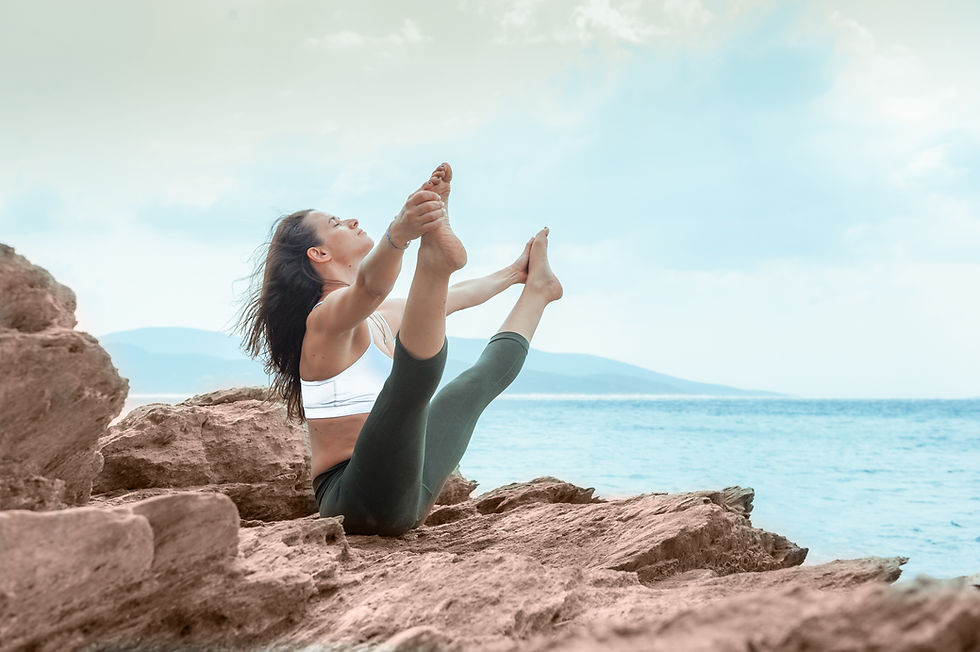 Yoga por el mar