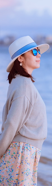 Healthy woman on Elkton beach, bioidentical hormone therapy.