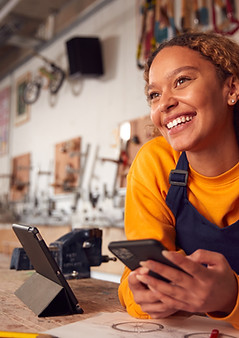 Business Owner in Workshop