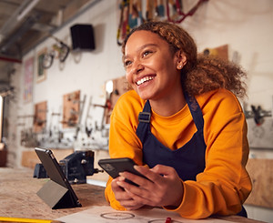 Business Owner in Workshop