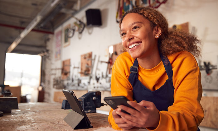 Business Owner in Workshop