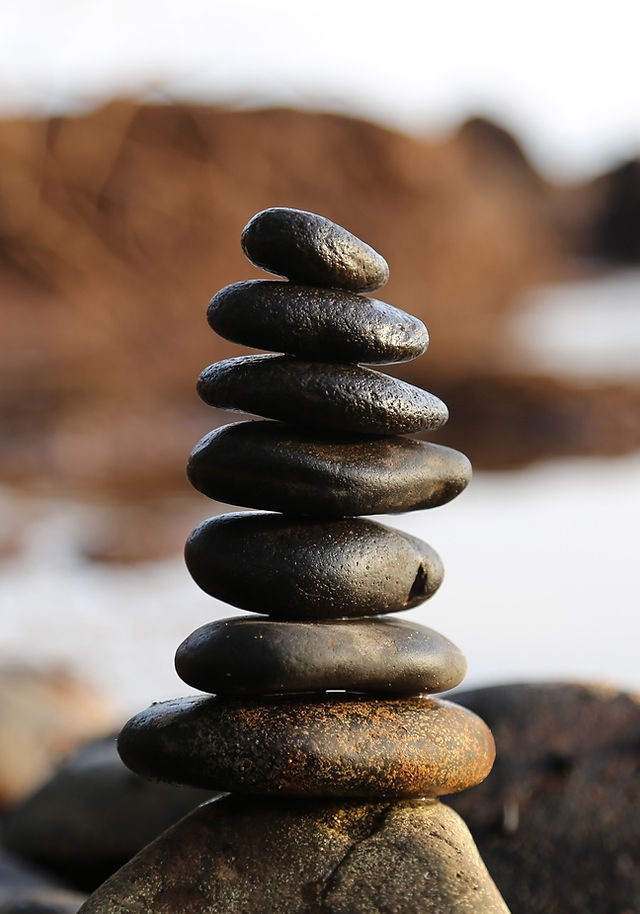 Balanced Stone Stack