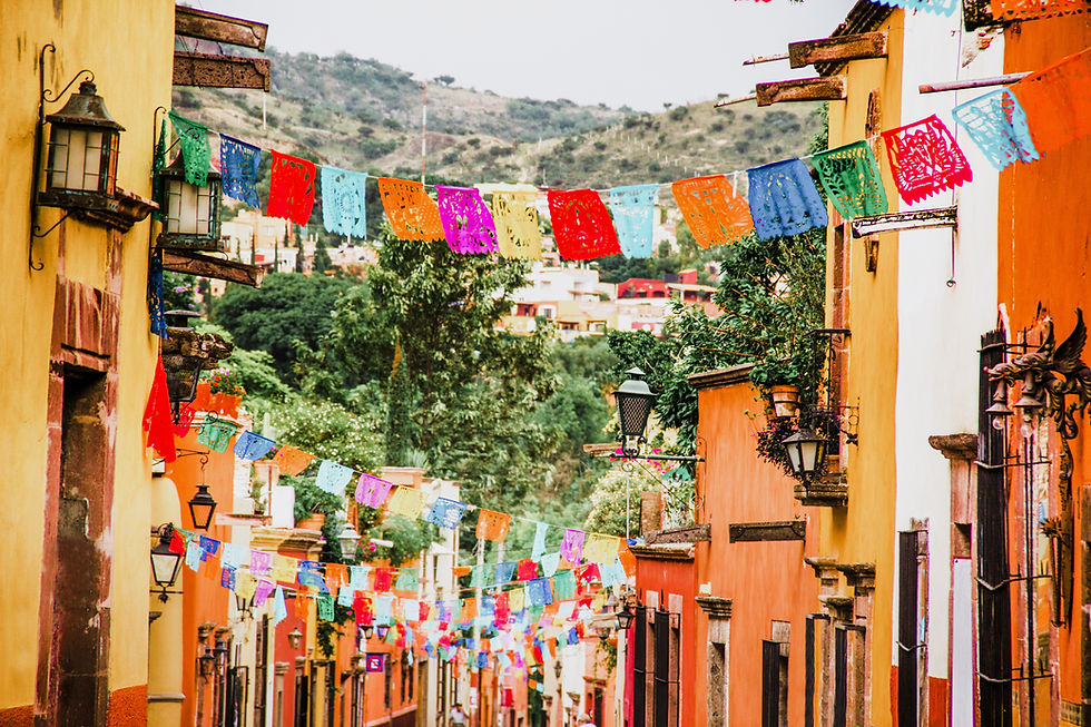 Colorful Mexican Street