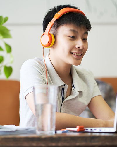 Teen With Laptop