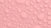 Gouttes d'eau roses