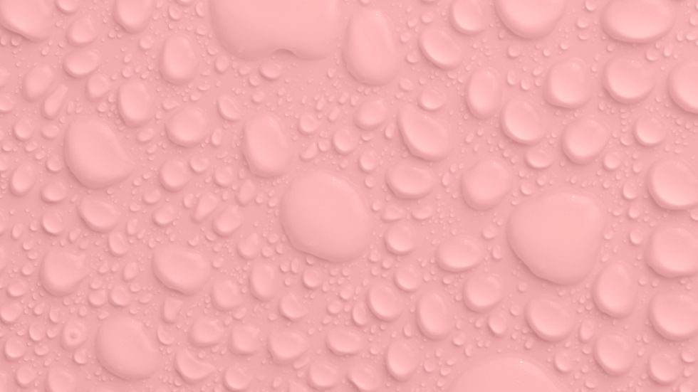 Pink Water Droplets