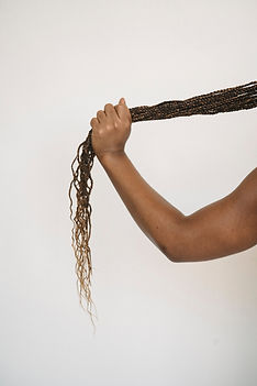 Braided Hair Close-Up