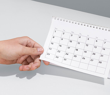 Hand Holding Calendar