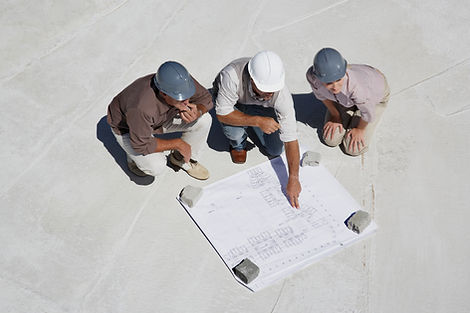 Architects Reviewing Plans