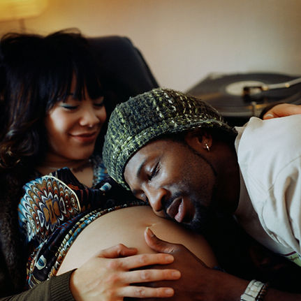 Pregnancy Bonding Moment