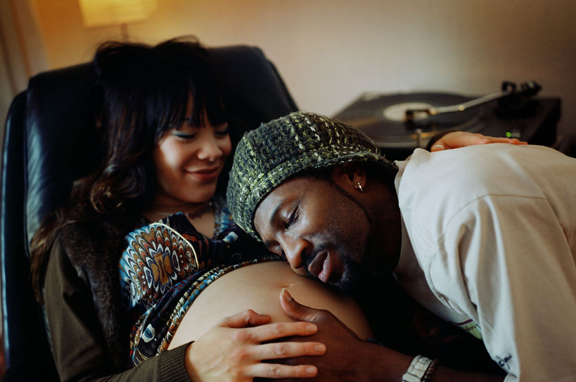 Pregnancy Bonding Moment