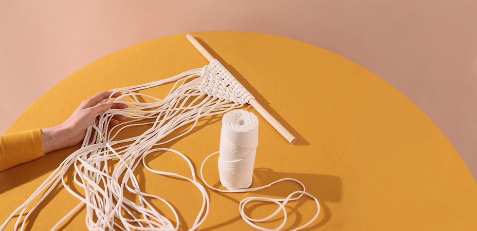 Tissage de macramé