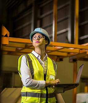 Trabalhadora da construção