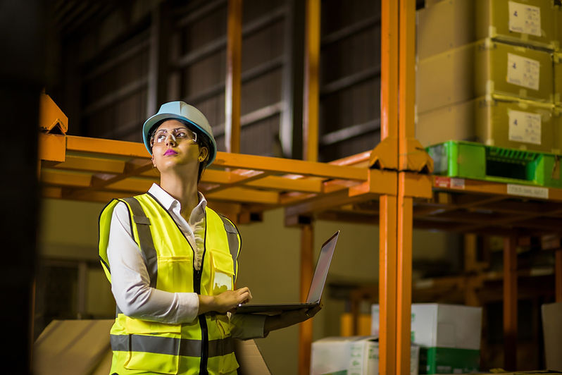 Trabalhadora da construção