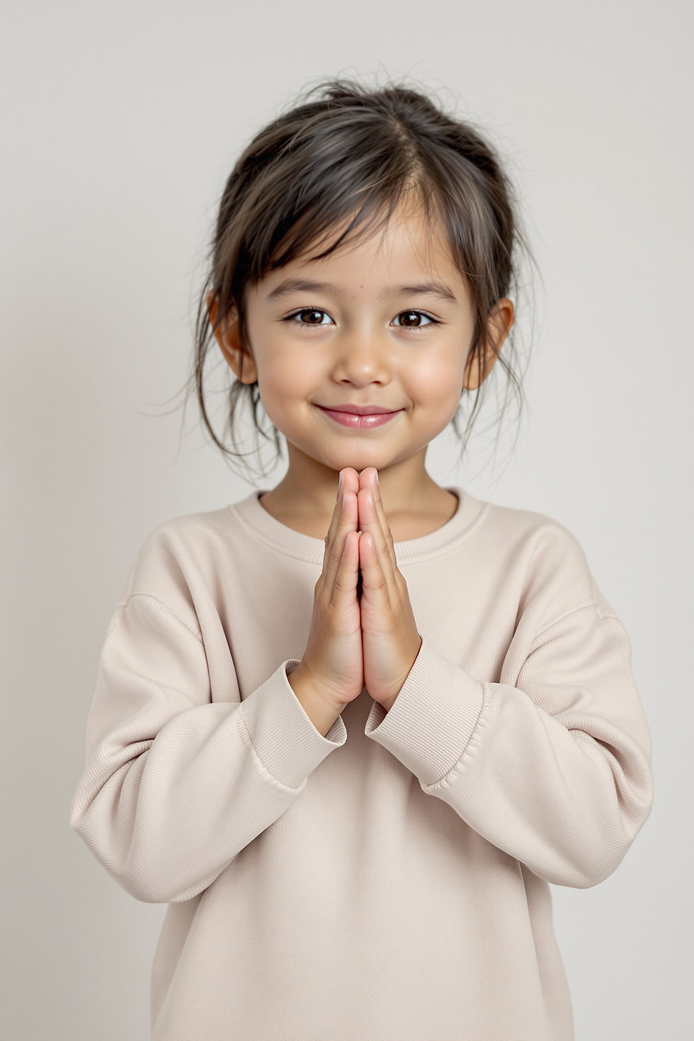 Child Smiling Prayer