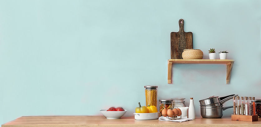 Kitchen Counter Setup