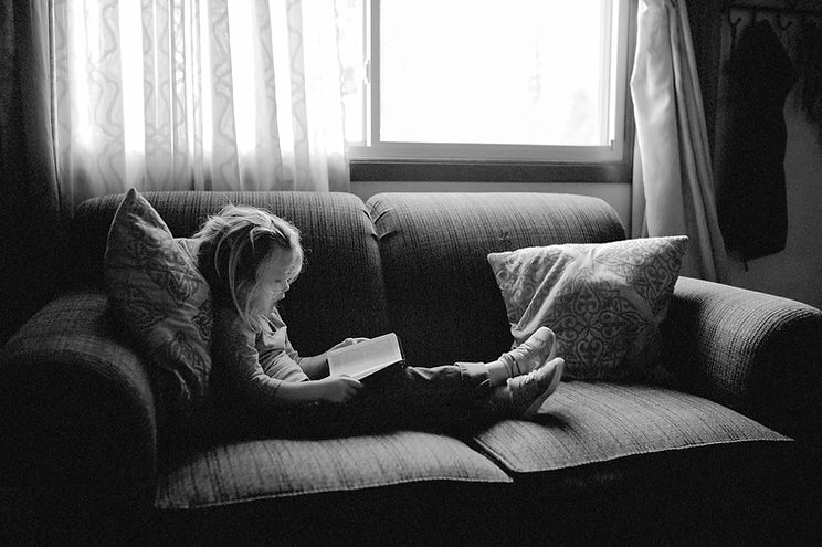 Young Girl Reading