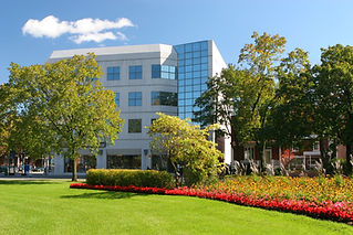 Colorful Park in an Office District