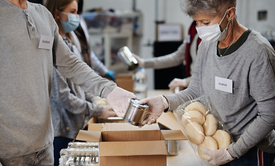 Volunteers at Food Bank