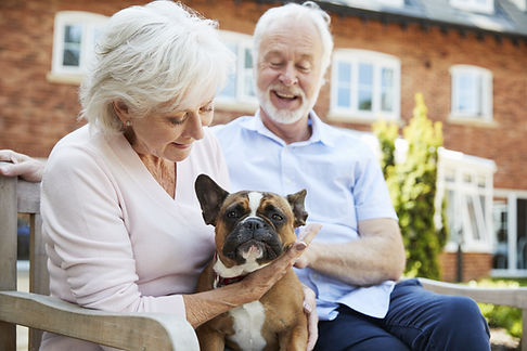 Couple with Dog