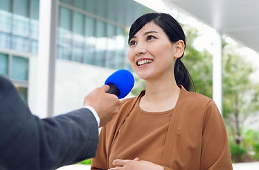 Woman Getting Interviewed