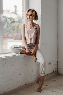 Loungewear Fashion Model  