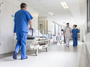 Couloir d'hôpital