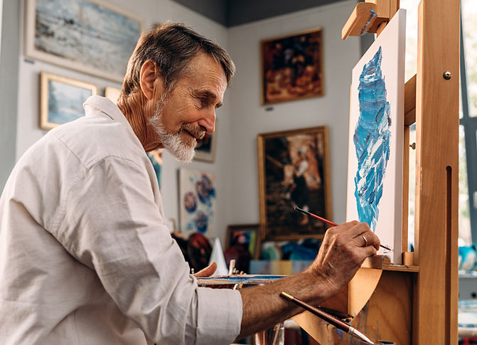 Painter painting