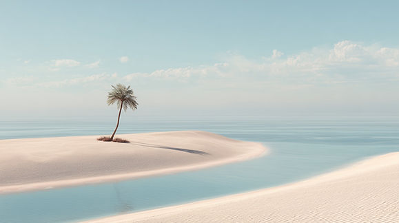 Serene Beach Scene