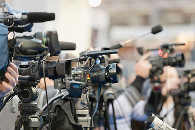 Cameramen Lined Up