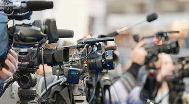 Cameramen Lined Up