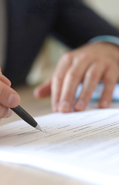 Signature d'un document