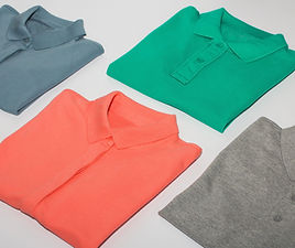 Folded Polo Shirts